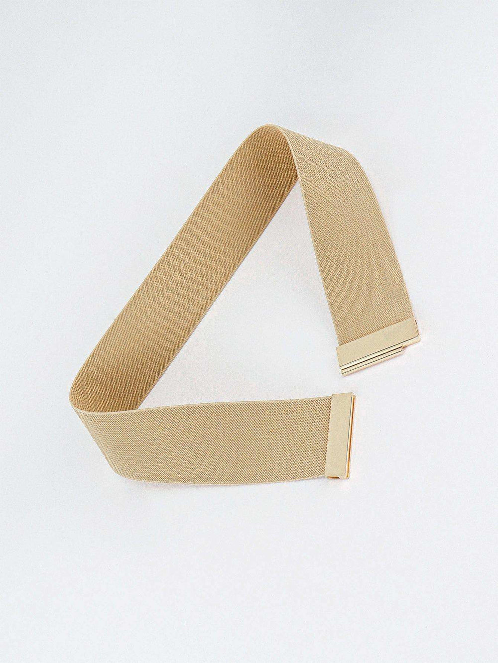Alloy Buckle Elastic Belt - Trendsi - Flyclothing LLC