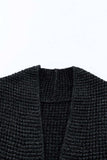 Heathered Open Front Longline Cardigan - Trendsi - Flyclothing LLC