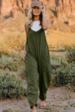 Double Take V-Neck Sleeveless Jumpsuit with Pocket - Trendsi - Flyclothing LLC