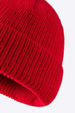 Calling For Winter Rib-Knit Beanie - Trendsi - Flyclothing LLC