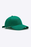 Plain Adjustable Cotton Baseball Cap - Trendsi - Flyclothing LLC
