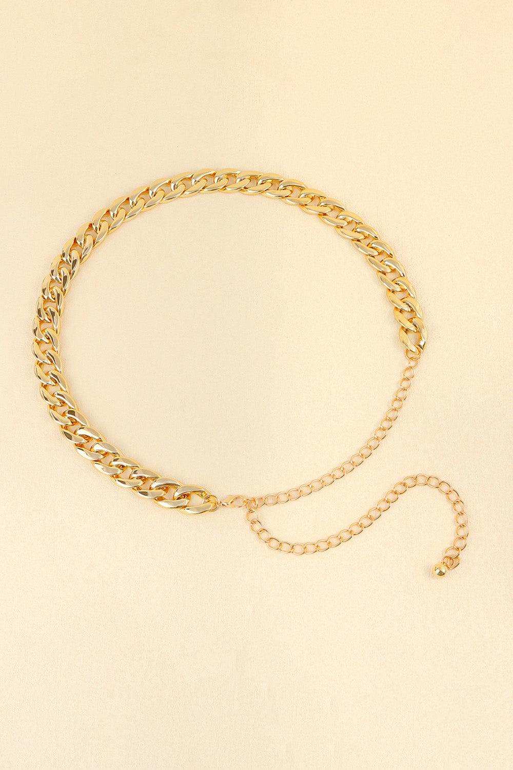 Adjustable Curb Chain Belt - Trendsi - Flyclothing LLC