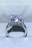 5 Carat Moissanite Platinum-Plated Ring - Trendsi - Flyclothing LLC