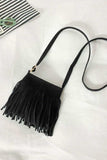 PU Leather Crossbody Bag with Fringe - Trendsi - Flyclothing LLC