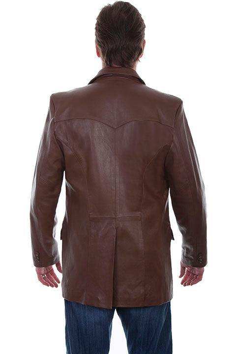 Scully TOBACCO CAIMAN INSET BLAZER - Scully Leather - Flyclothing LLC