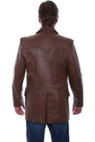 Scully TOBACCO CAIMAN INSET BLAZER - Scully Leather - Flyclothing LLC
