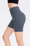 Wide Waistband Sports Shorts - Trendsi - Flyclothing LLC
