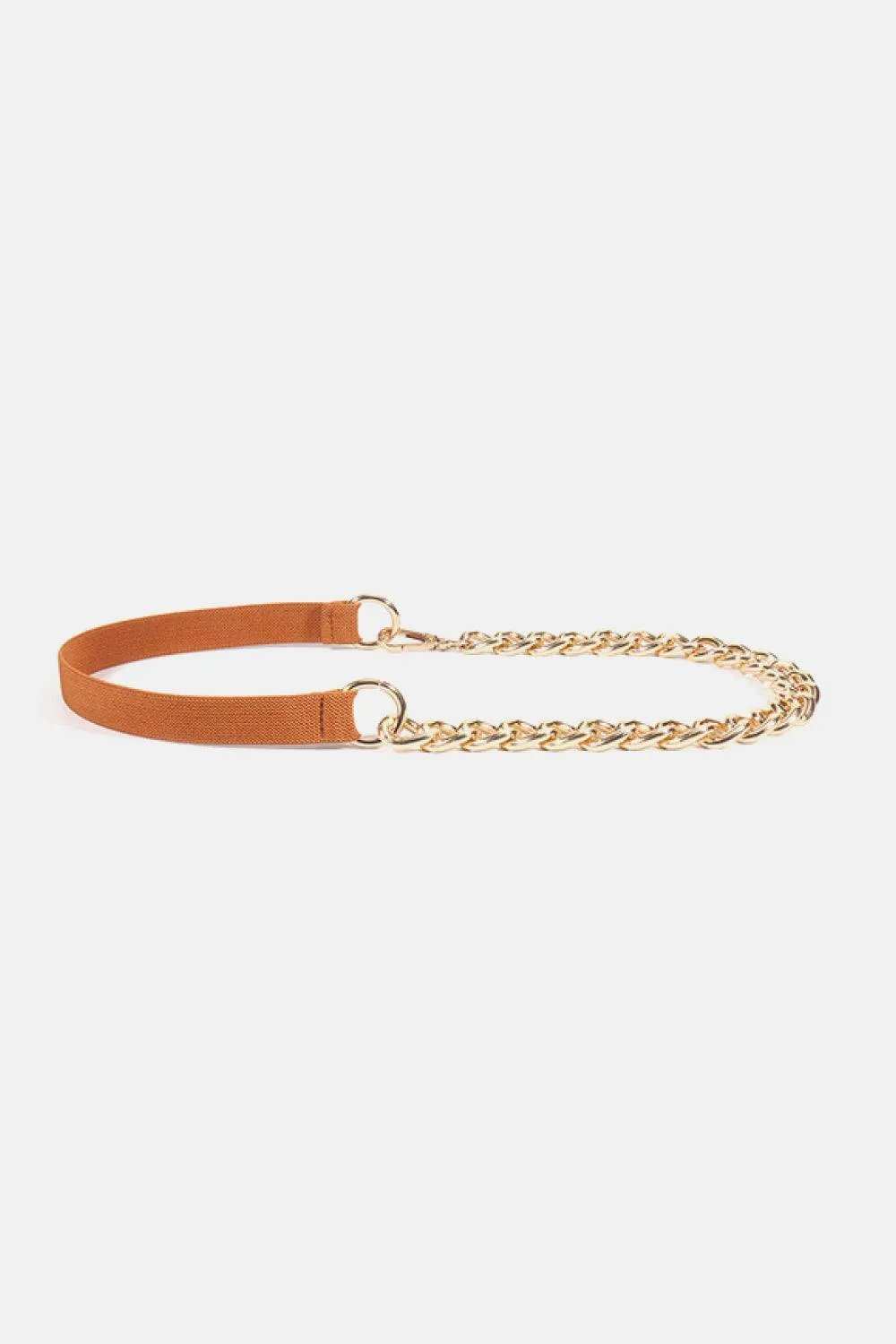 Half Alloy Chain Elastic Belt - Trendsi - Flyclothing LLC
