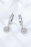 Moissanite Huggie Drop Earrings - Trendsi - Flyclothing LLC