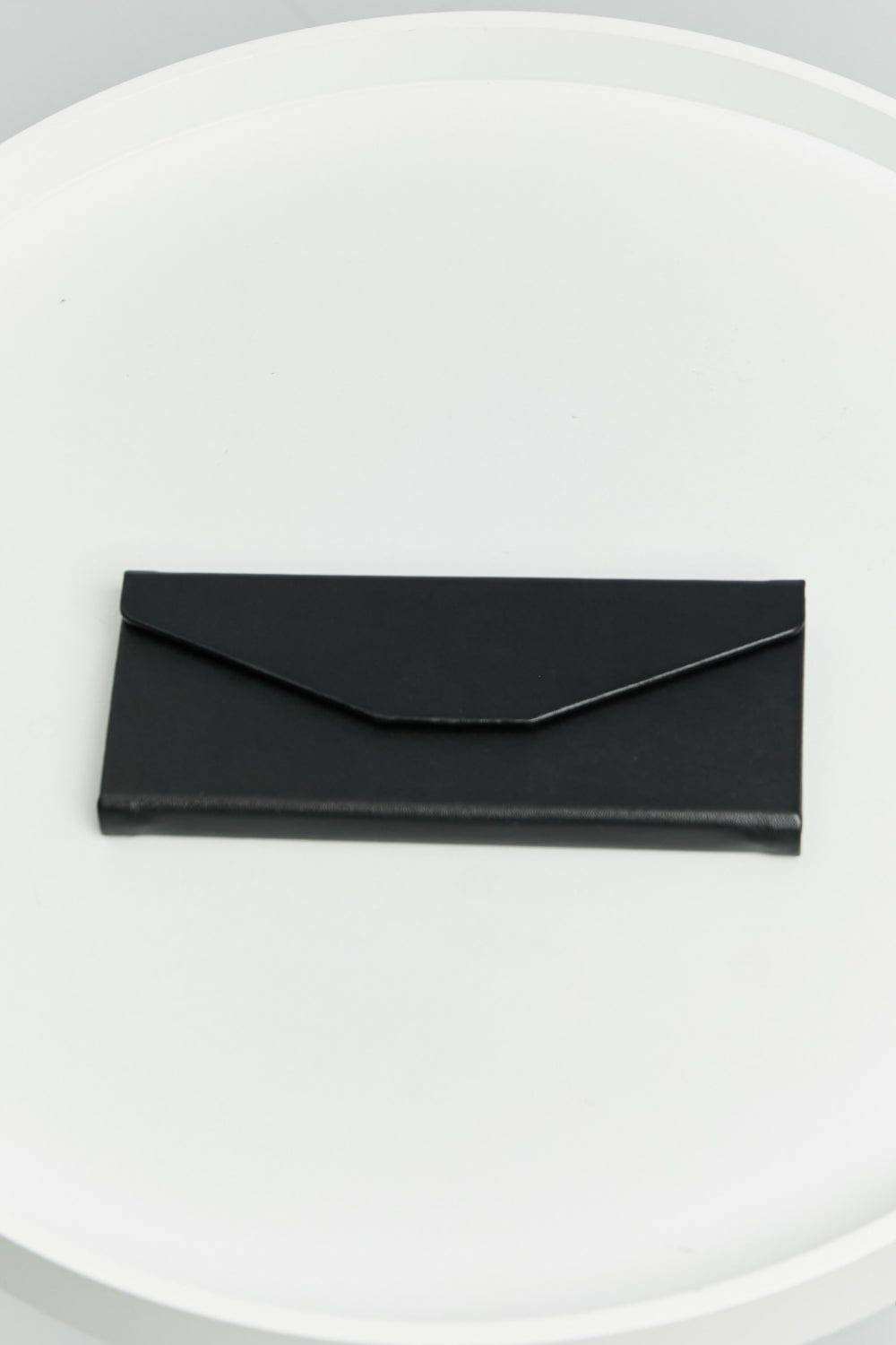 Metal-Plastic Hybrid Full Rim Sunglasses - Trendsi - Flyclothing LLC