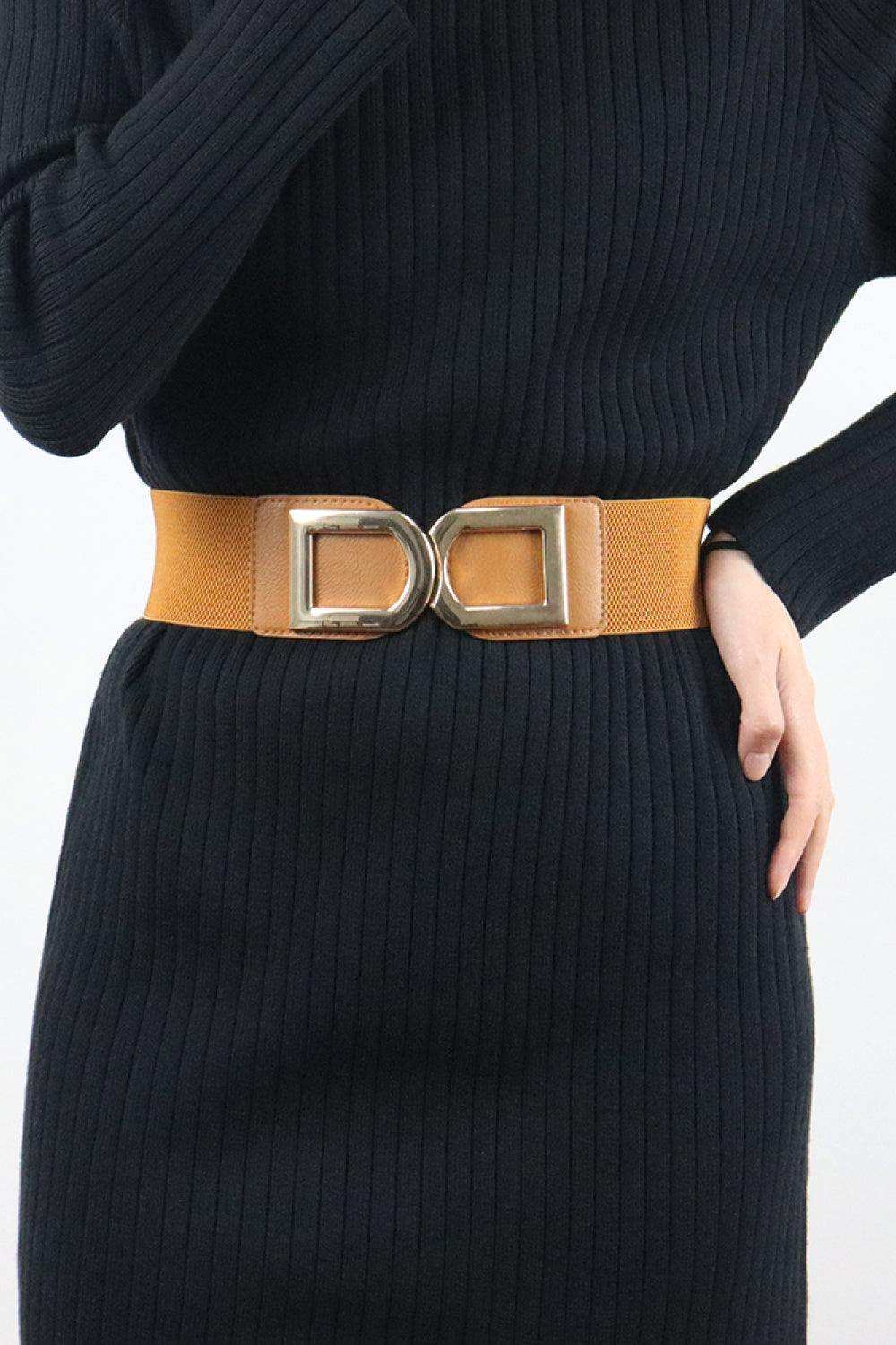 Double D Buckle PU Belt - Trendsi - Flyclothing LLC