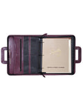 Scully PLUM TABLET ORGANIZER W/DROP HANDLES - Scully Leather - Flyclothing LLC
