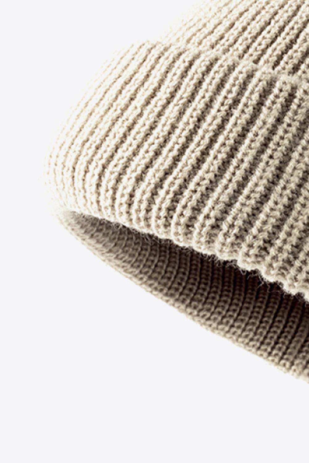 Calling For Winter Rib-Knit Beanie - Trendsi - Flyclothing LLC