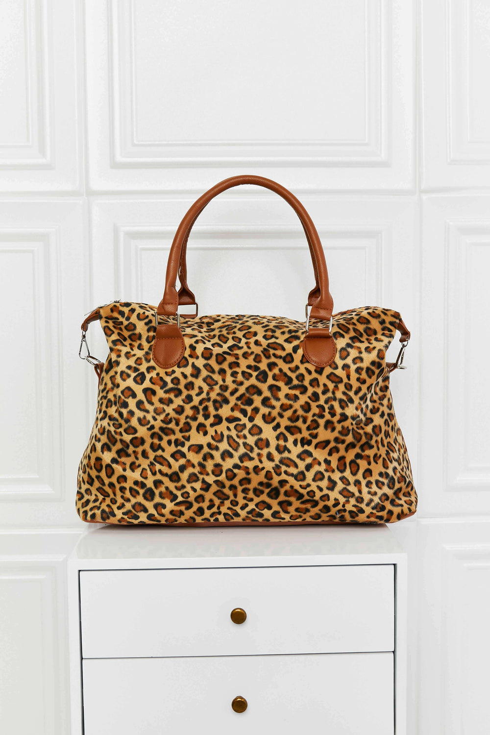 Animal Print Brushed Weekender Bag - Trendsi - Flyclothing LLC