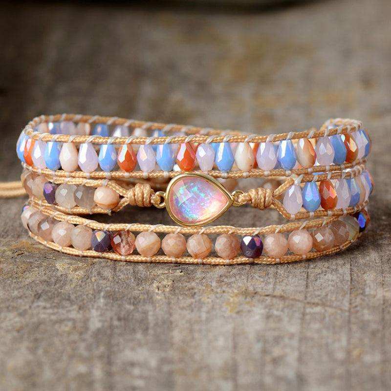 Opal Beaded Bracelet - Trendsi - Flyclothing LLC
