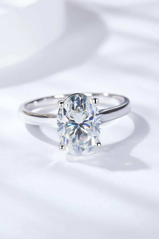 2.5 Carat Moissanite Solitaire Ring - Trendsi - Flyclothing LLC