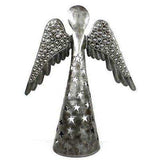 14-inch Metalwork Angel - Wings Down - Croix des Bouquets (H) - Croix des Bouquets - Flyclothing LLC