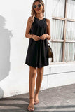 Round Neck Sleeveless Mini Dress - Trendsi - Flyclothing LLC