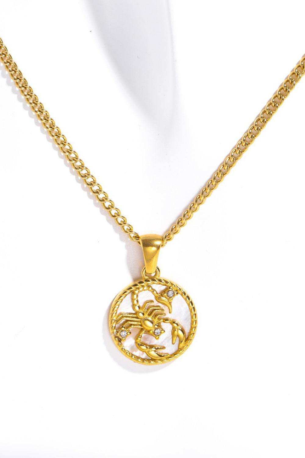 Constellation Pendant Stainless Steel Necklace - Trendsi - Flyclothing LLC