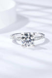 1.5 Carat Moissanite Side Stone Ring - Trendsi - Flyclothing LLC