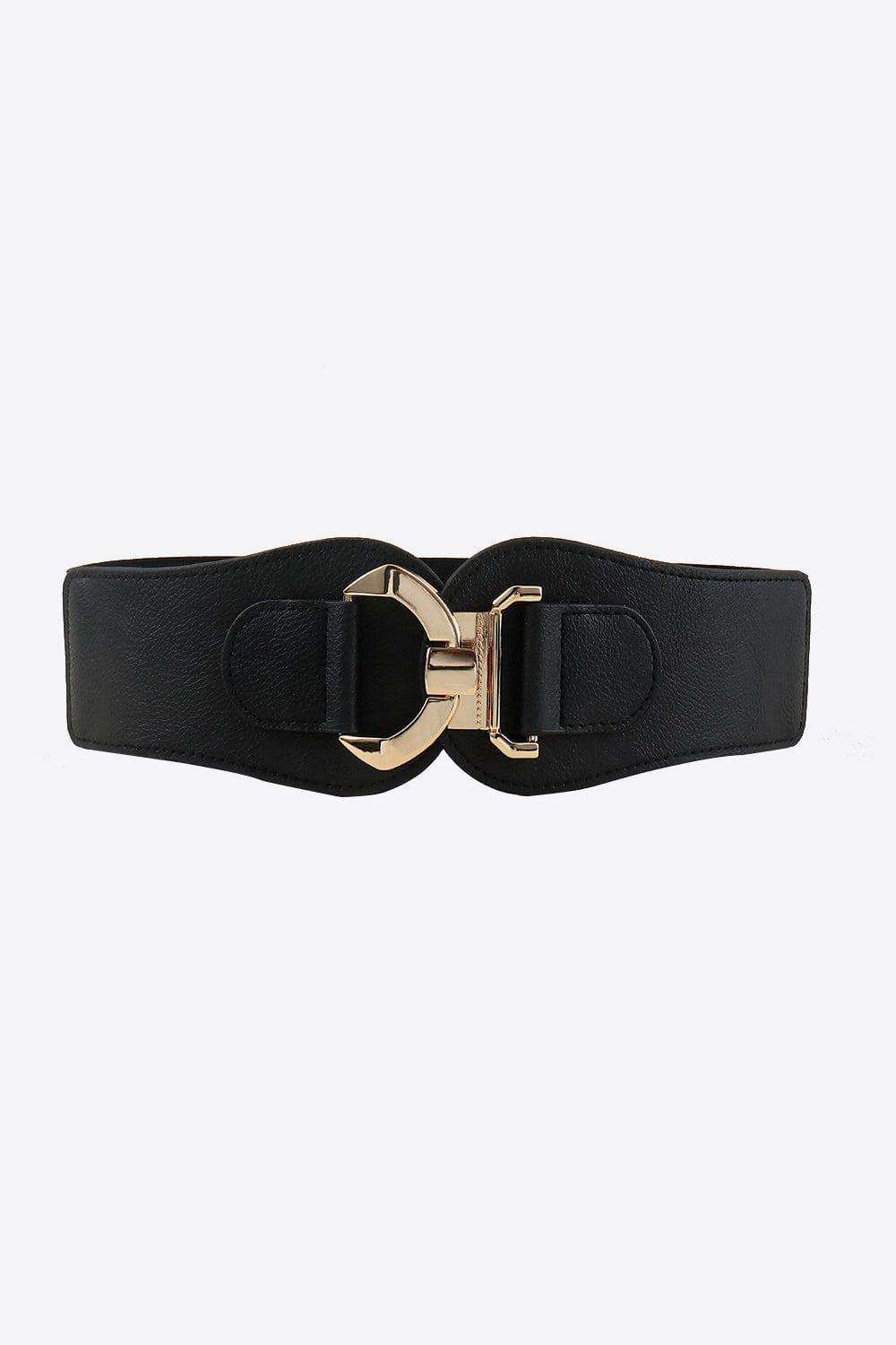 Alloy Buckle Elastic Belt - Trendsi - Flyclothing LLC
