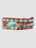 Triple-Layer Natural Stone Bracelet - Trendsi - Flyclothing LLC