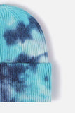 Tie-Dye Cuffed Rib-Knit Beanie Hat - Trendsi - Flyclothing LLC
