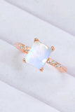 Square Moonstone Ring - Trendsi - Flyclothing LLC
