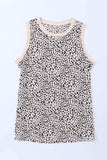 Printed Round Neck Tank - Trendsi - Flyclothing LLC