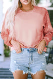 Tie-Dye Round Neck Dropped Shoulder Sweatshirt - Trendsi - Flyclothing LLC