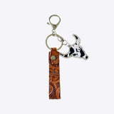 Rhinestone Bull Keychain - Trendsi - Flyclothing LLC
