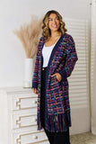 Fringe Hem Open Front Cardigan - Trendsi - Flyclothing LLC
