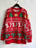 Christmas Element Sweater - Trendsi - Flyclothing LLC
