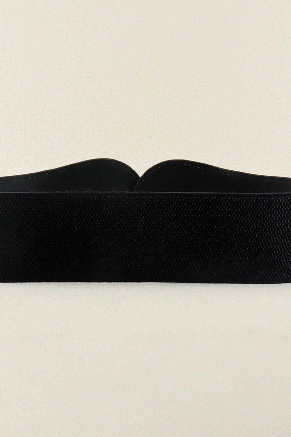 Alloy Buckle Elastic Belt - Trendsi - Flyclothing LLC