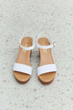 DDK Time After Time Wooden Platform Strap Heels - Trendsi - Flyclothing LLC