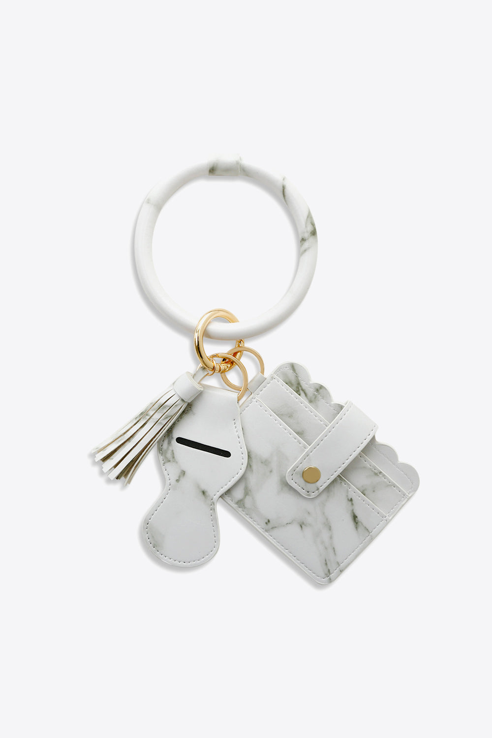 PU Wristlet Keychain with Card Holder – Flyclothing LLC