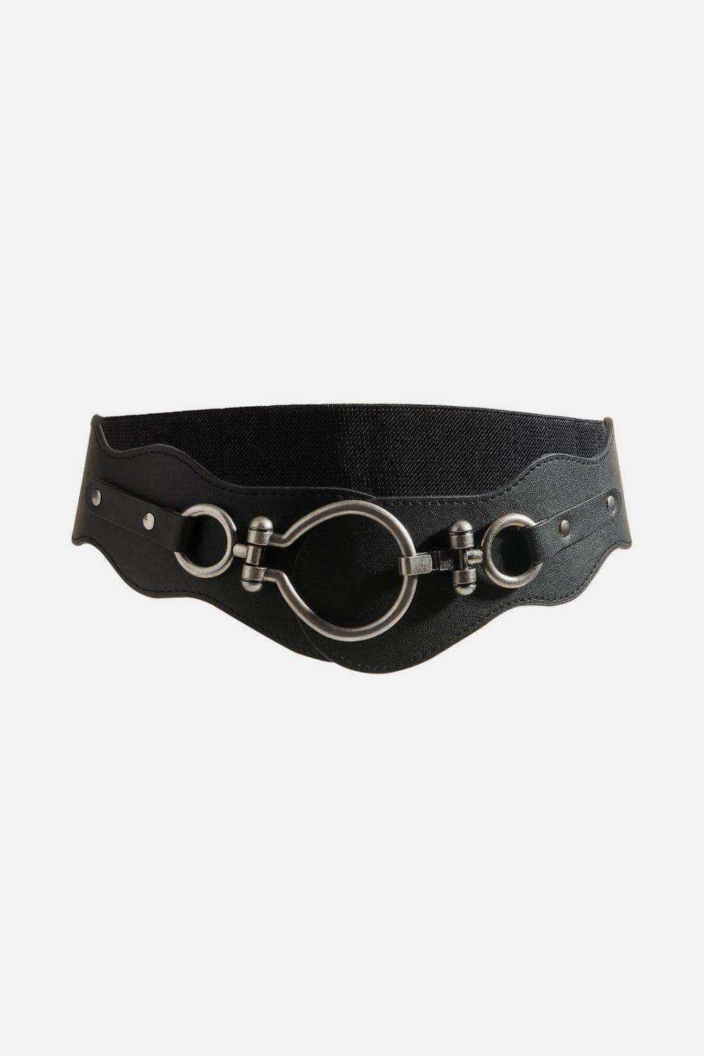 PU Leather Zinc Alloy Buckle Belt - Trendsi - Flyclothing LLC