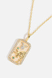 Rhinestone Constellation Pendant Copper Necklace - Trendsi - Flyclothing LLC