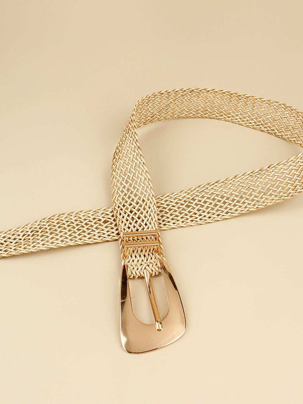 Irregular Buckle Braid Belt - Trendsi - Flyclothing LLC
