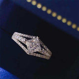 1 Carat Moissanite 925 Sterling Silver Ring - Trendsi - Flyclothing LLC