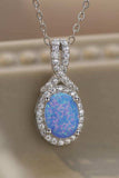 Feeling My Best Opal Pendant Necklace - Trendsi - Flyclothing LLC