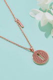 Moissanite A to J Pendant Necklace - Trendsi - Flyclothing LLC
