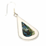 Teardrop Abalone and Mother of Pearl Drop Earrings - Artisana - Flyclothing LLC
