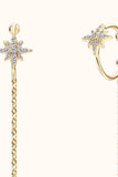 Moissanite 925 Sterling Silver Threader Earrings - Trendsi - Flyclothing LLC