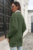 Open Front Longline Cardigan with Pockets - Trendsi - Flyclothing LLC