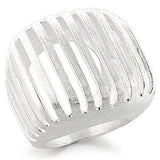 Alamode Silver Brass Ring with No Stone - Alamode - Flyclothing LLC