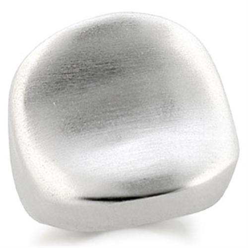 Alamode Rhodium Brass Ring with No Stone - Alamode - Flyclothing LLC