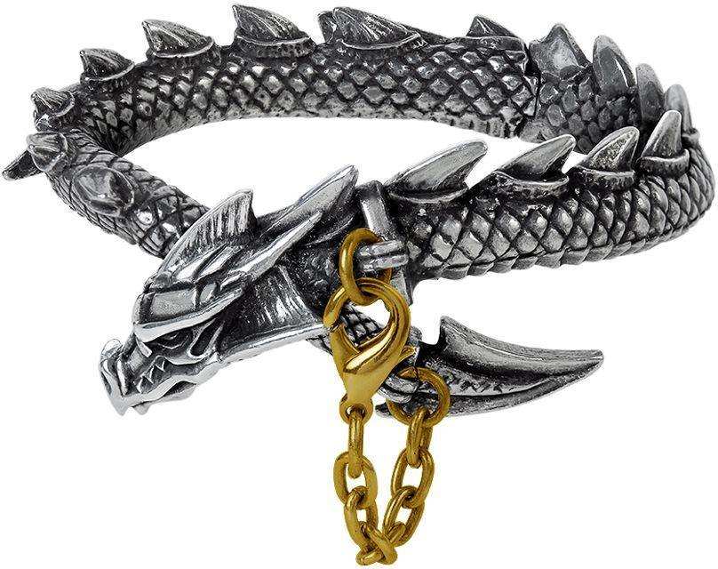 Alchemy Gothic Dragons Lure Bangle - Alchemy Gothic - Flyclothing LLC