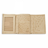 Ferrini USA Smooth Ostrich Trifold Wallets - Ferrini USA - Flyclothing LLC