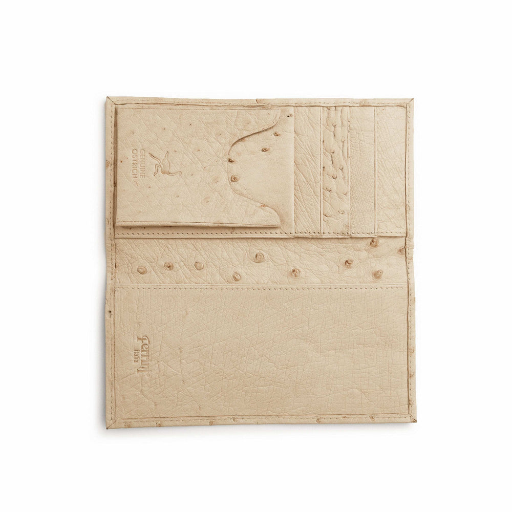 Ferrini USA Full Quill Ostrich Checkbook Wallets - Ferrini USA - Flyclothing LLC